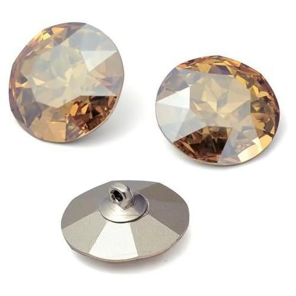 27Mm Austria Crystal 1201 Crystal By Pc, Crystal Golden , SW-1201BT