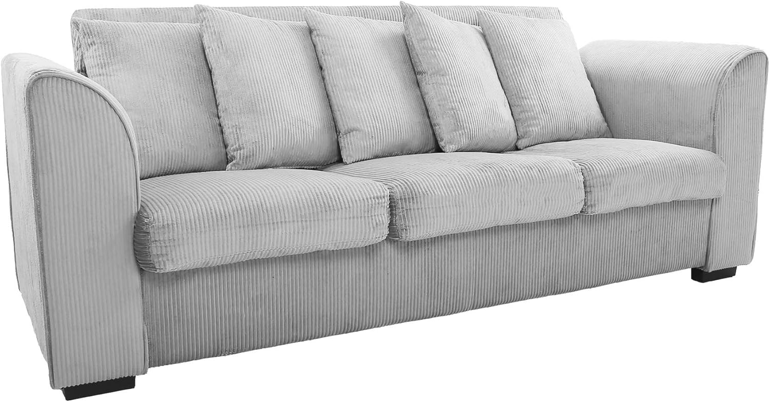 3pcs Living Room Set Light Grey