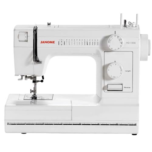 Janome HD1000 Heavy-Duty Sewing Machine with 14 Built-In Stitches