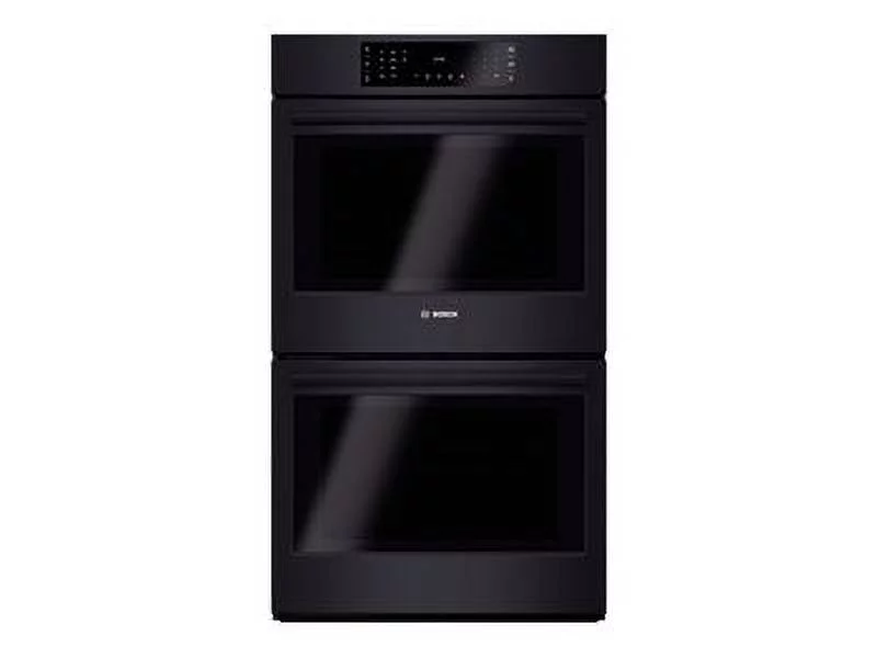 Bosch 800 Series HBL8661UC - Oven (double oven) - built-in - niche - width: 28.5 in - depth: 23.5 in - height: 51.6 in - with self-cleaning - black