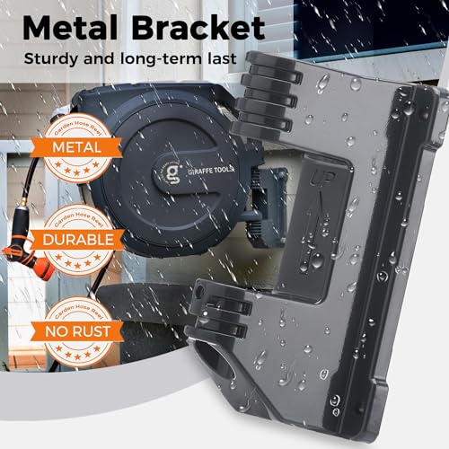 Giraffe Tools AW30 1/2MB Retractable Garden Hose Reel 1/2