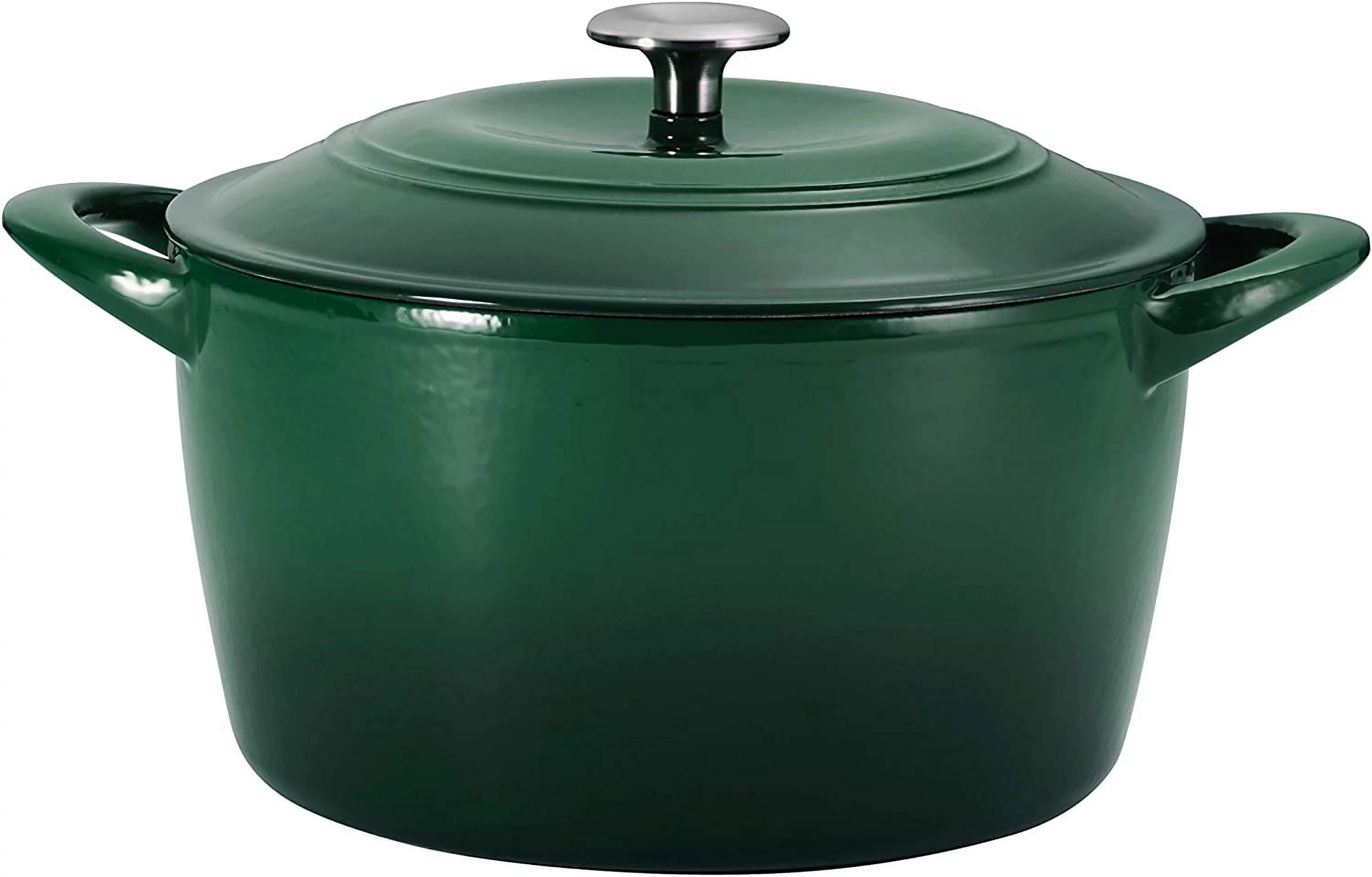 7 Qt Covered Tall Round Dutch Oven Enameled Cast Iron