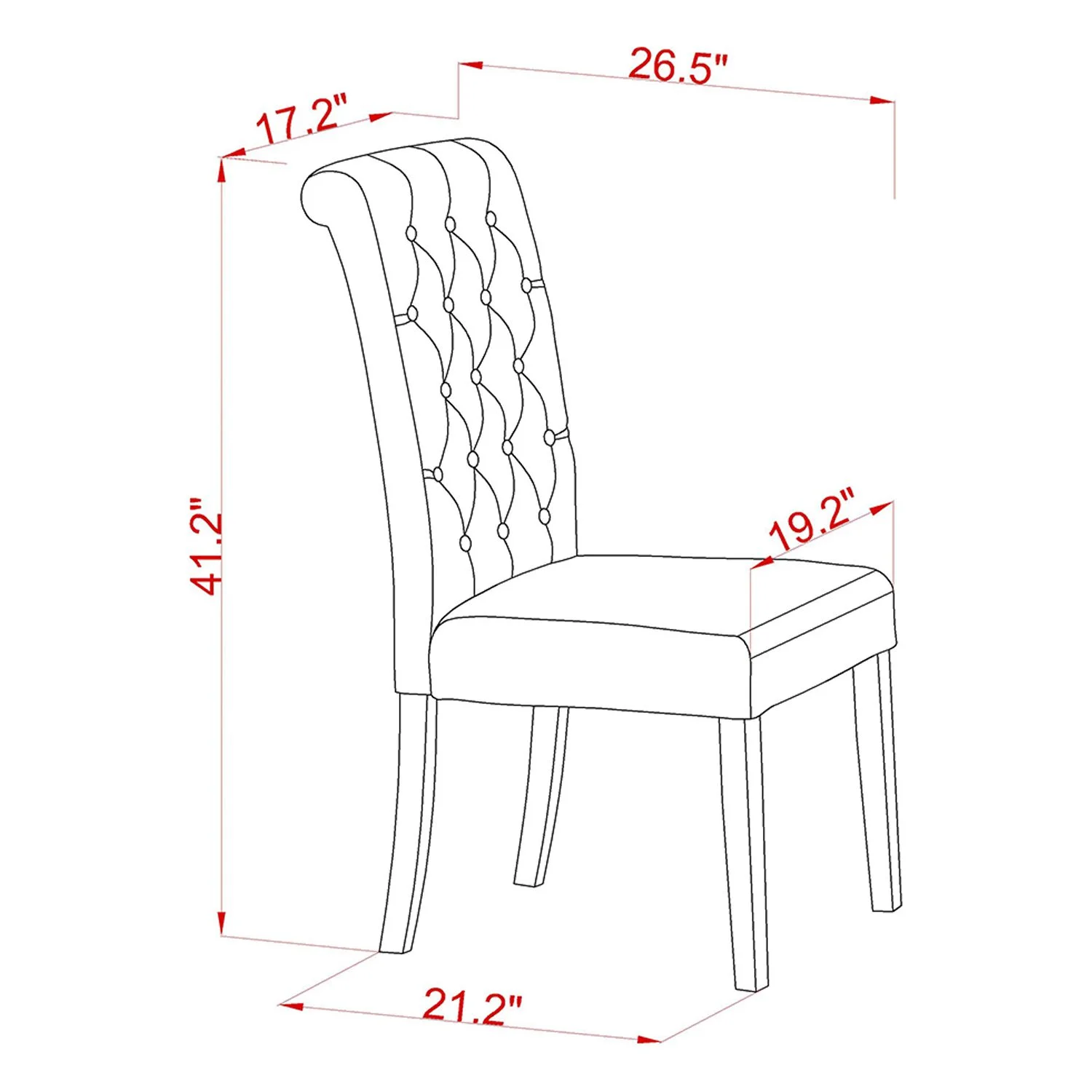 HomeStock Earthy Elements 5Pc Dining Set Includes An Oval Dinette Table With Butterfly Leaf And Four Parson Chairs With Light Beige Fabric, Linen White Finish