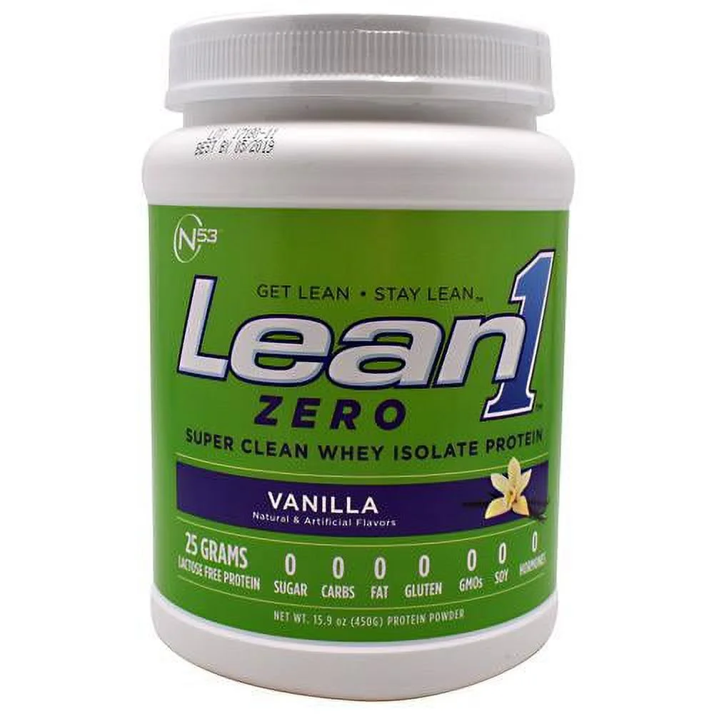 Nutrition 53, Lean1 Zero Salted Caramel 15 Servings - 16 oz (453 g)