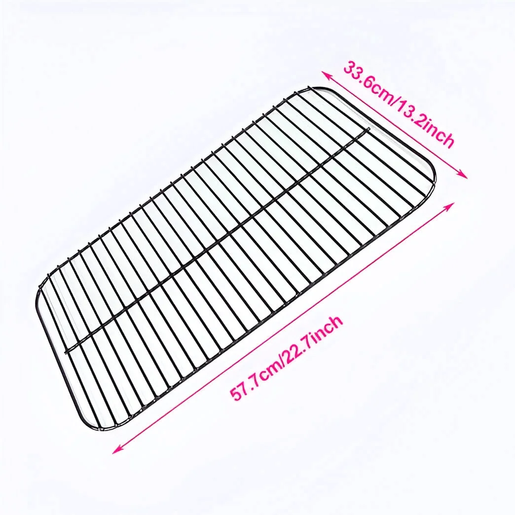 Set of Porcelain Cooking Grid and Three Stainless Steel Heat Plates for 3 Burner Expert Bbq Grill Model
