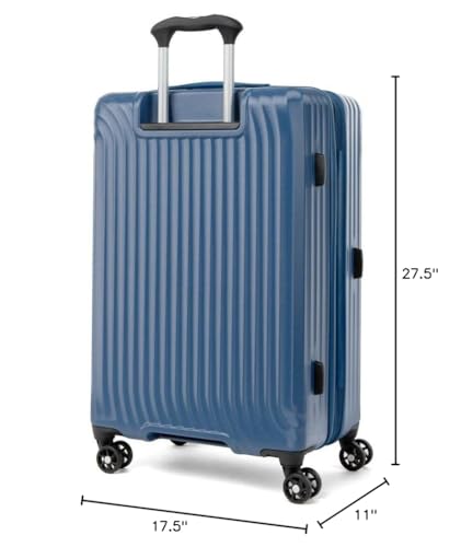 Travelpro Maxlite Air Hardside Expandable Carry on Luggage, 8 Spinner Wheels, Lightweight Hard Shell Polycarbonate Suitcase, Shadow Grey, Carry On 21-Inch