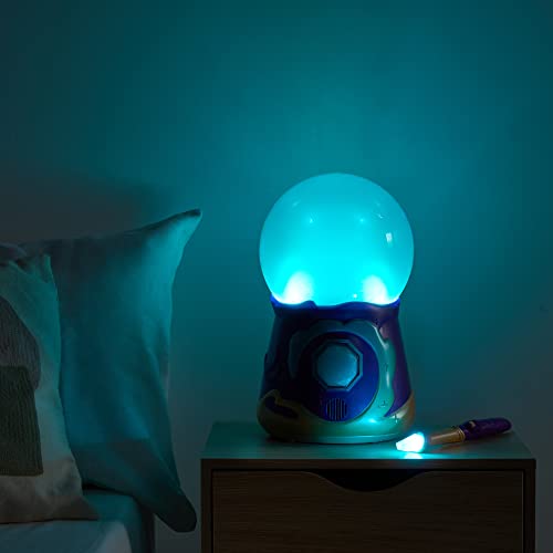 Magic Mixies Magical Misting Crystal Ball with Interactive 8 inch Blue Plush Toy and 80+ Sounds and Reactions
