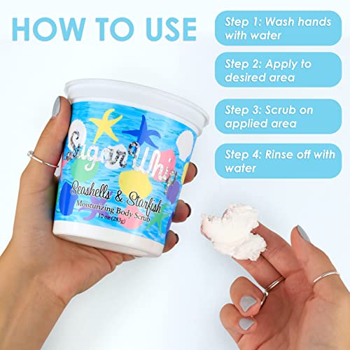 Primal Elements Sugar Scrub, Exfoliating Sugar Whip, Face and Body Cleanser, Moisturizer, Gingerbread, 10 oz Package