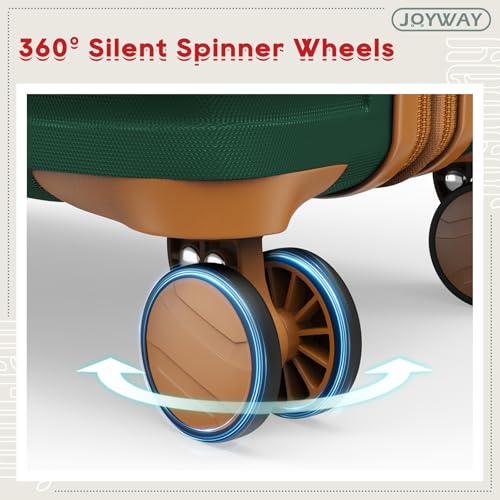 Joyway Expandable Carry on Luggage Sets Airline Approved, Lightweight Hard Shell 20 Inch Carry-on Suitcase with Spinner Wheels