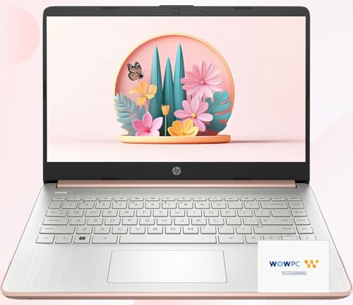 HP 14 Ultrabook • Back to School Limited Edition w/Microsoft 365 • Intel 4-Core CPU • 32GB RAM • 1.6TB Storage (128GB OnBoard w/ 512GB Portable Drive + 1TB OneDrive) • Rose Gold • Win 11