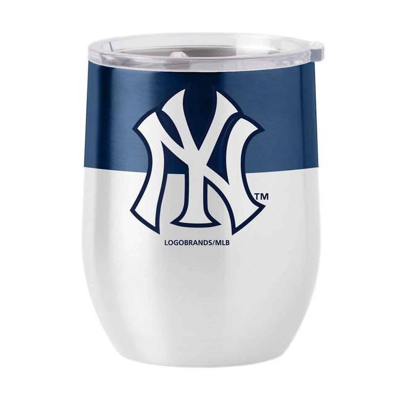 New York Yankees 16oz. Colorblock Stainless Steel Curved Tumbler