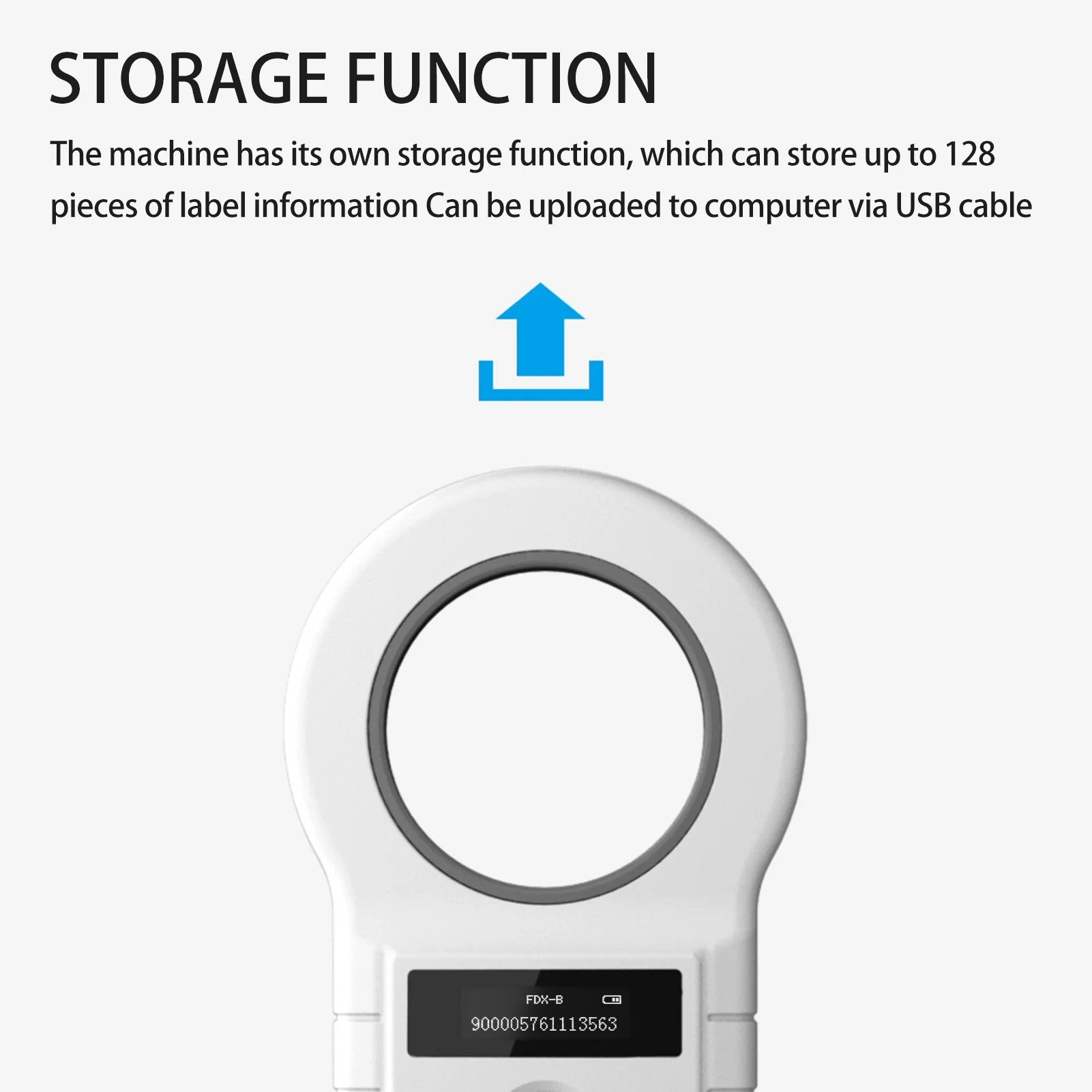 Spirastell Scanner,Oled Screen 134.2khzEmid Iso11784/iso11785 Cat ChipEmid Animal Cat Chip Verification Handheld 128 FunctionScanner 134.2khz Iso11784/iso11785 Cat