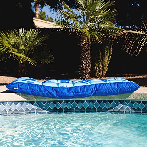 Big Joe Kona Hammock No Inflation Needed Pool Lounger with Headrest, Quick Draining Fabric, 4 feet Big