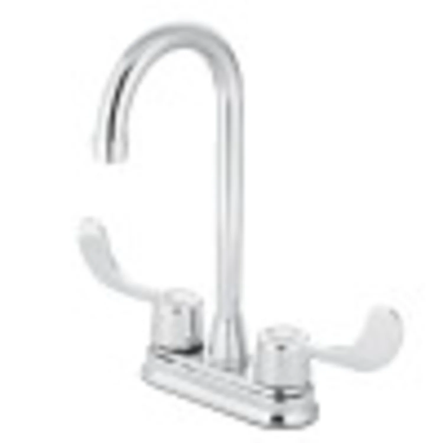 Kingston Brass KB491ADA Vista Two-Handle Bar Faucet, Polished Chrome