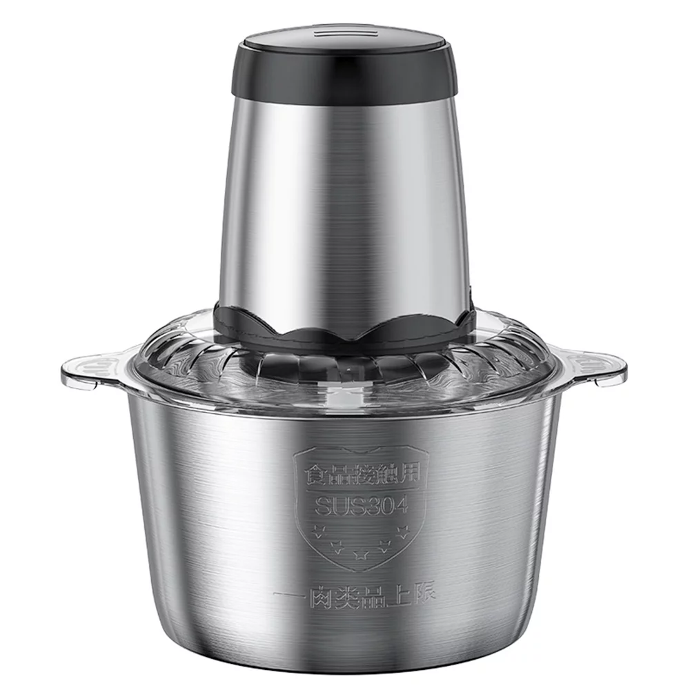 ammoon High Power Electric Meat Grinder, 2 Speed Stainless Steel Blender, Large 3L Capacity