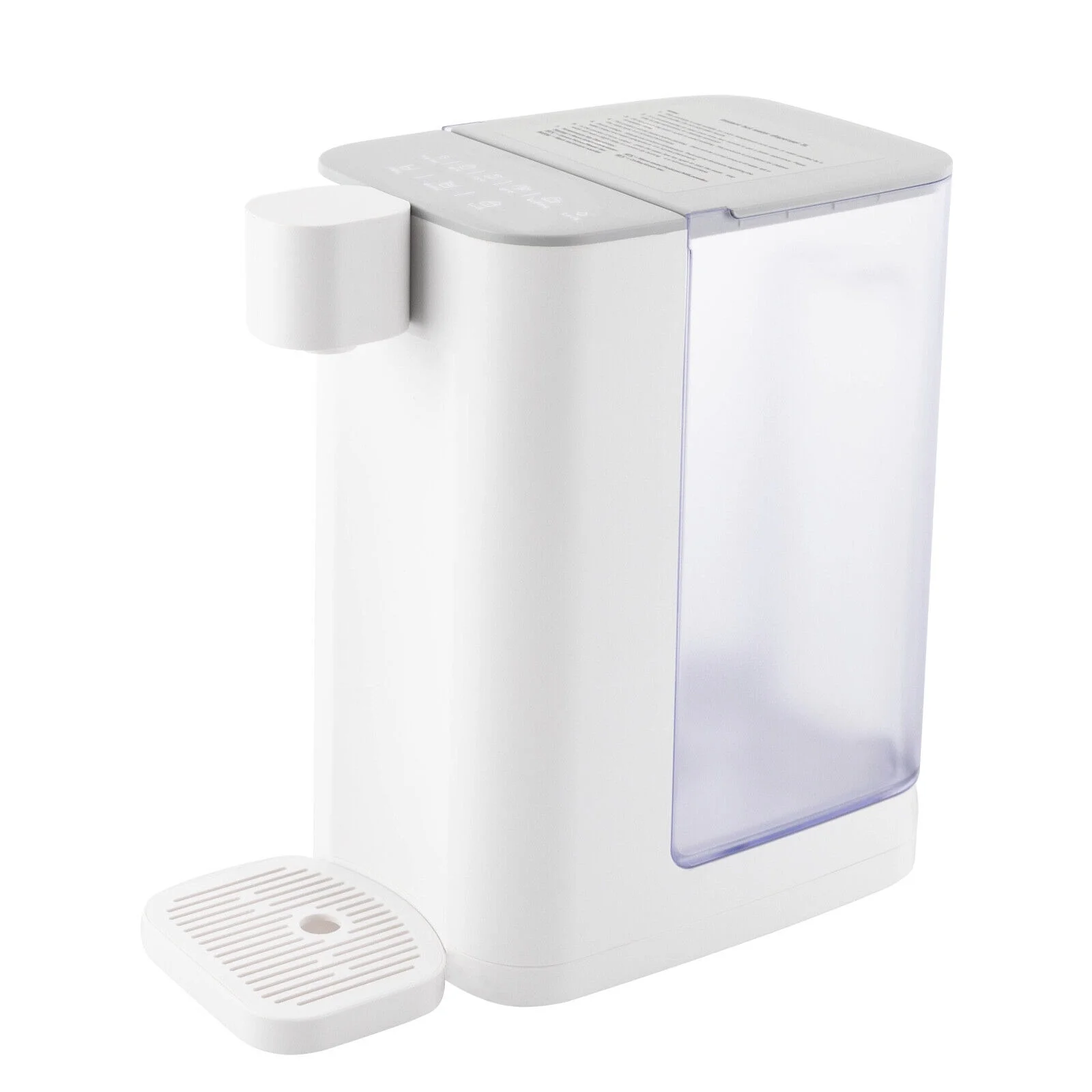 ZhdnBhnos 2000W 3L Instant Hot Water Dispenser Electric Kettles Small Countertop Drinking Machine 5 Temperatures Adjustable