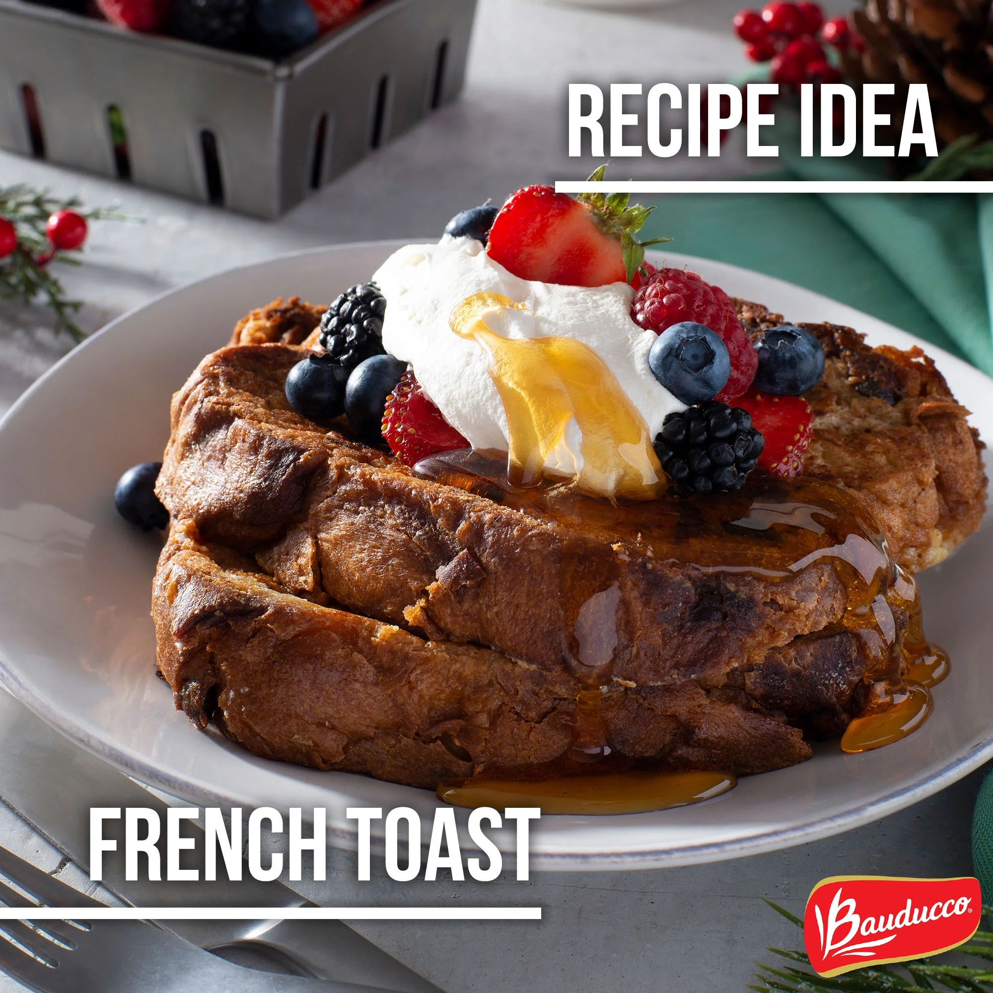 Bauducco Panettone - Traditional Holiday Cake - Moist & Fresh Specialty Cake - All Butter Gift Pack 32.05 Oz