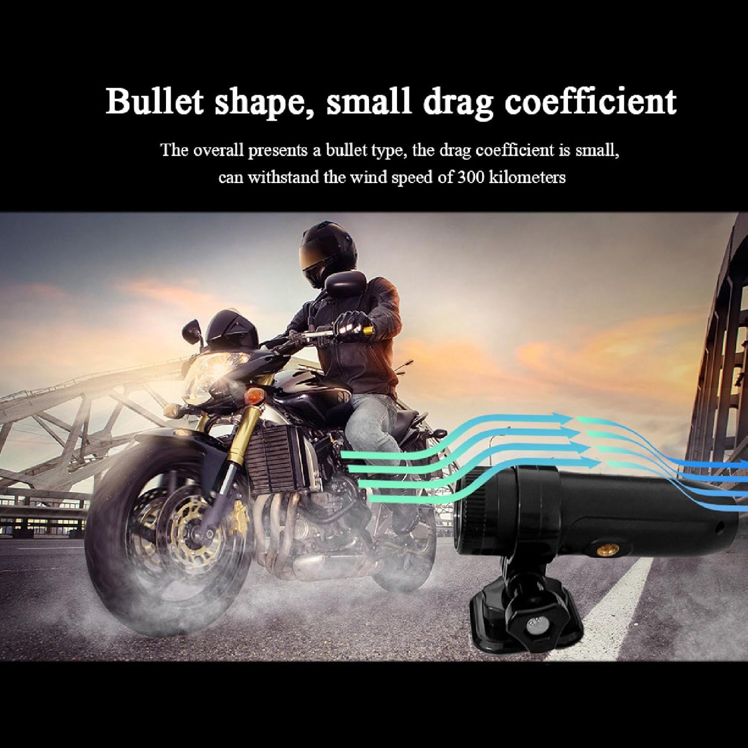 HURRISE Bicycle Motorbike Helmet Camera,Outdoor Bicycle Sports Camera, 960P Sports Action Camera Motorcycle Video DV Camcorder Bike Video Recorder for Outdoor