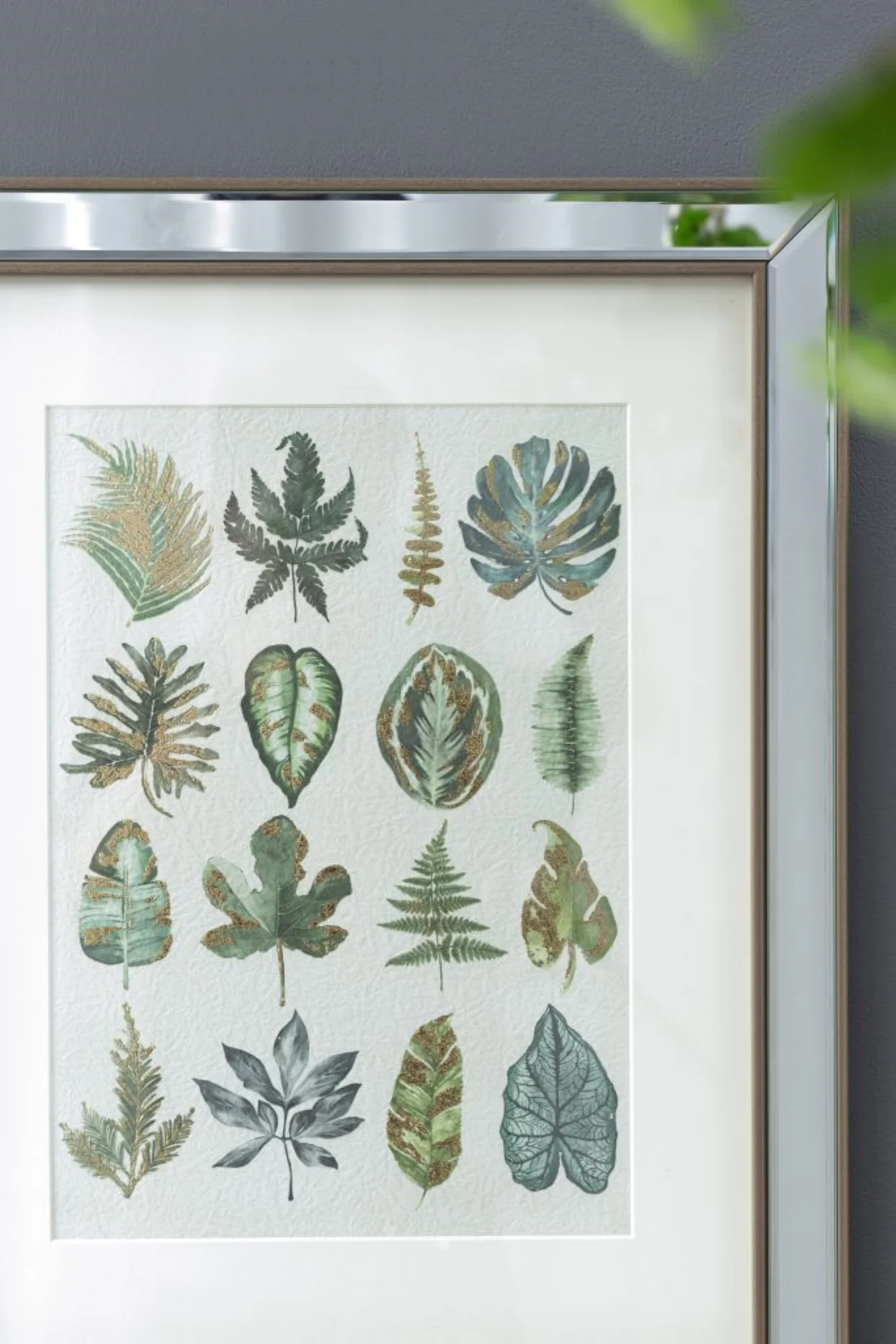 CC Home Furnishings Botanical Framed Wall Art - 19.75