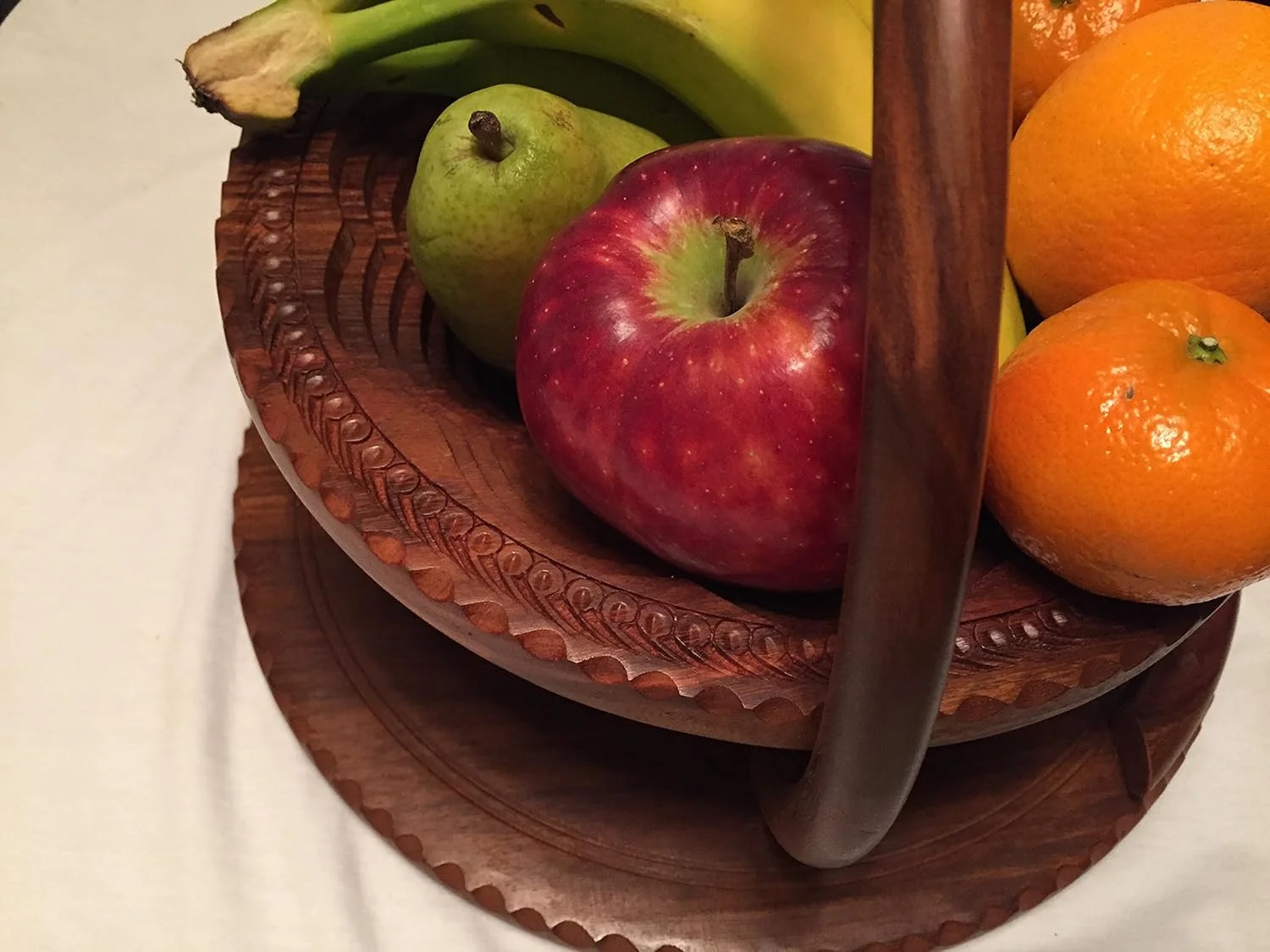 Special DAY Wedding LOVE Gift Wooden Collapsible Fruit Basket (12