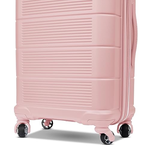 American Tourister Stratum 2.0 Expandable Hardside Luggage with Spinner Wheels, Purple Haze, Carry-on