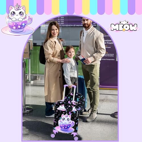 Kid’s Luggage Set 2 Piece Suitcase Set 16’’ Hardside Luggage with Spinner Wheels Girls Boys Carry on Toddler Luggage Travel Rolling Luggage Carry on Luggage Airline Approved Football