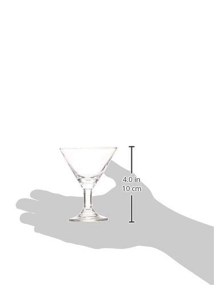 Libbey 3701 Embassy 3 Ounce Mini Martini Glass - 12 / CS