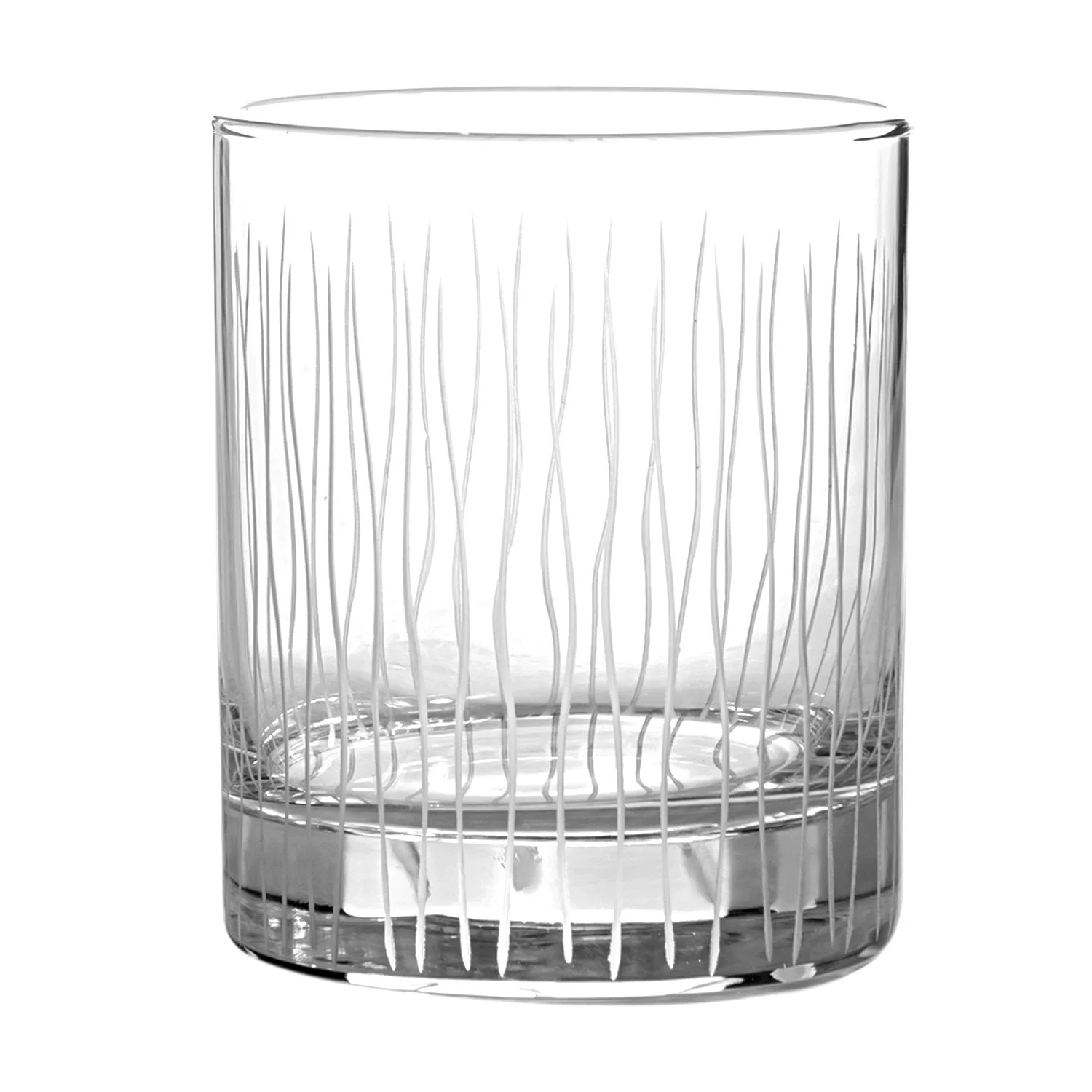 Whiskey Glasses Venus Whisky Glass set of 6 Clear Bourbon Glasses 10.1 fl oz (300 ml) Drinking Glasses