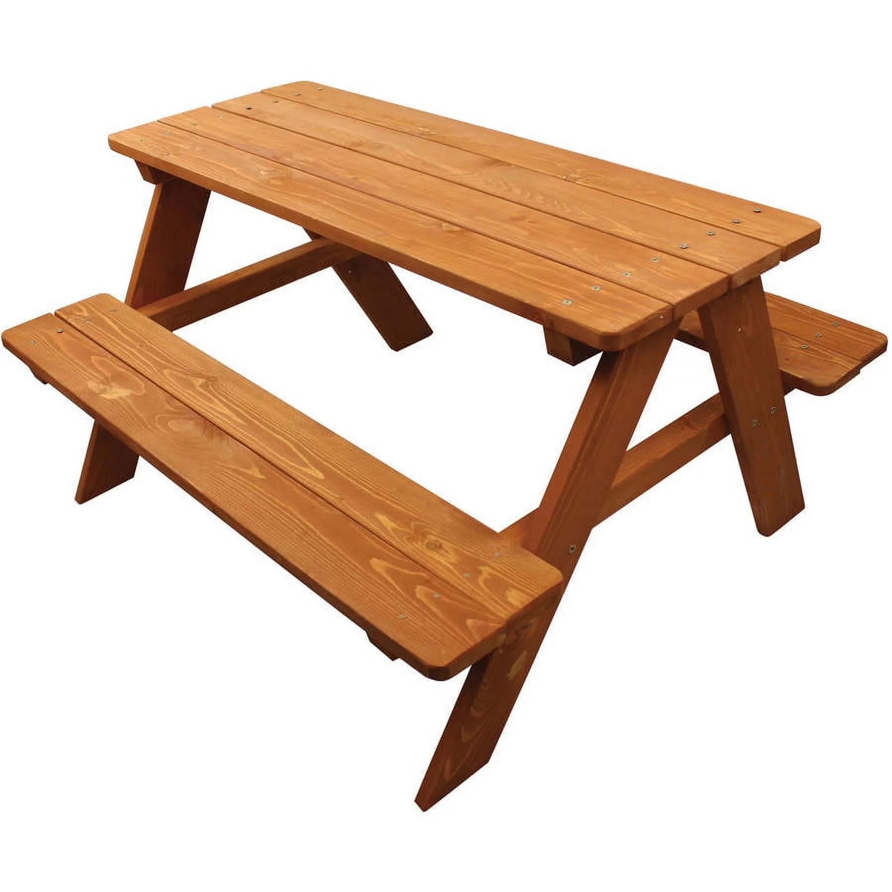 Homeware Kids Wooden Picnic Table - Recommended for Children Ages 3 Years and up Size: 35.0