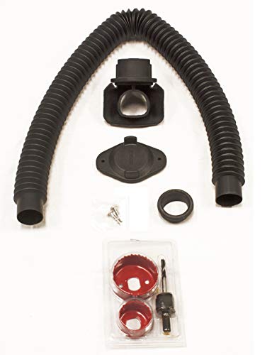 Rain Wizard 50 Gallon Rain Barrel with Diverter Kit - Black