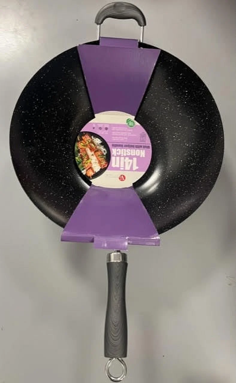 Victoria 14 Inch Nonstick Wok with Helper Handle, VICW414