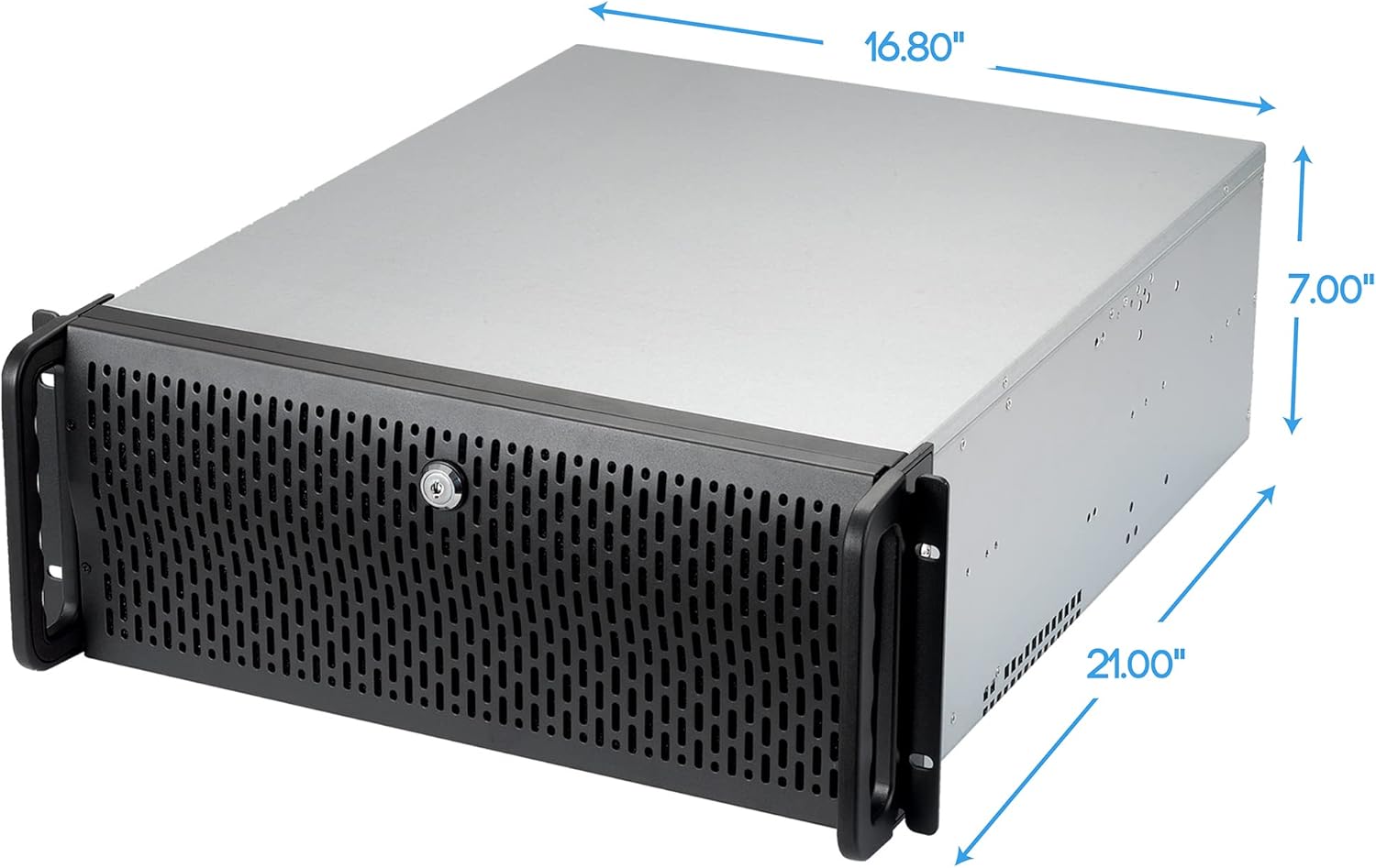 Rosewill 4U Server Chassis 11 Bay Server Case 8X 3.5 + 3X 5.25 HDD, E-ATX, Rackmount Server Case, Include Front 5X 120mm Fans Rear 2X 80mm Fans Metal Rack Mount Computer Case 25 Deep, RSV-L4000U