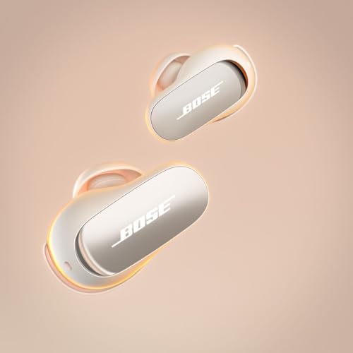 Bose QuietComfort Ultra Bluetooth Earbuds, Wireless Earbuds with Spatial Audio and World-Class Active Noise Cancellation, Deep Bass, Up to 6 Hours of Playtime, Black