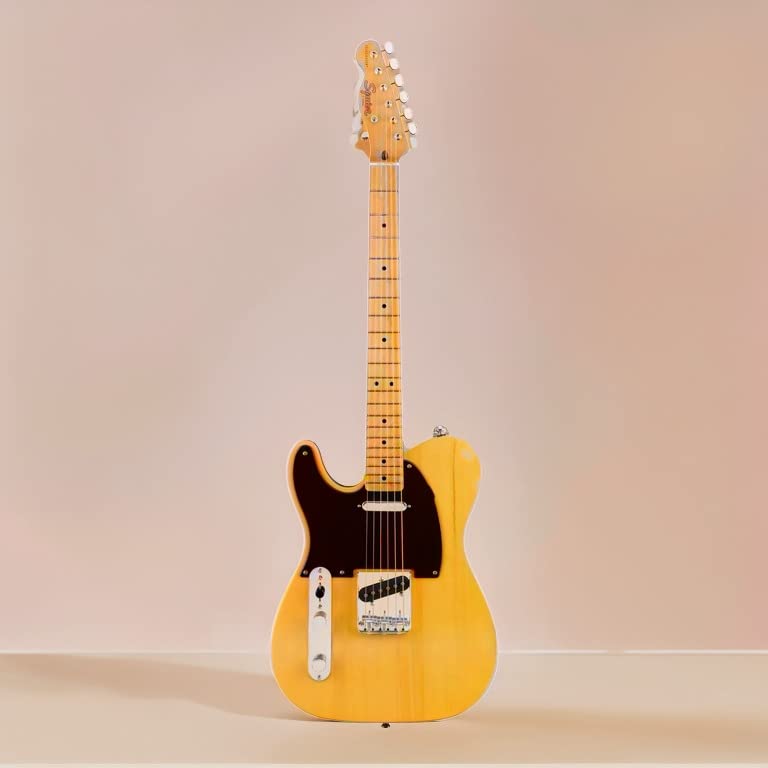 Squier Classic Vibe 70s Thinline Telecaster Electric Guitar, with 2-Year Warranty, Natural, Maple Fingerboard