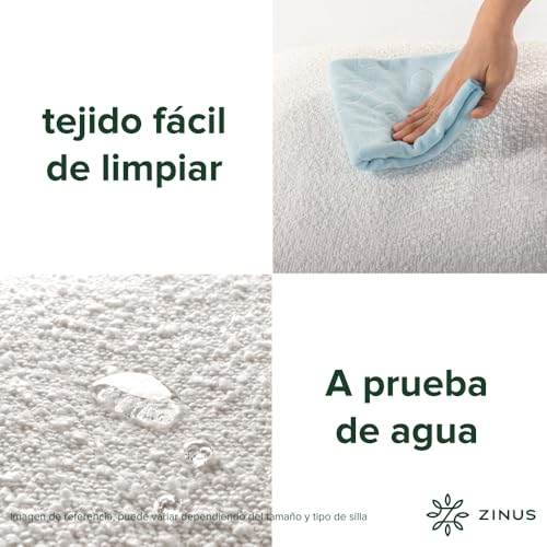 ZINUS Aidan Sling Accent Chair, Metal Framed Armchair with Shredded Foam Cushioning, Black