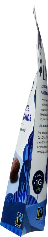 Lily's Stevia Sweetened 55% Cacao Dark Chocolate Covered Almonds, 3.5 oz