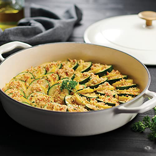 Tramontina Enameled Cast Iron Covered Braiser Gradated Cobalt 4-Quart, 80131/069DS