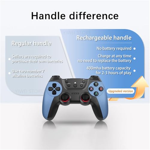 2025 New game stick 4k 60000+games,4k Game Stick Pro,Retro Gaming Console Build In 40,000+ 60000+Games,Plug & Play TV Video Retro Gaming Stick,2.4g Wireless Retro Game Console (256G 60000+Games)