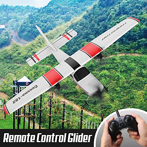 RC Airplane,RC Plane, 2.4GHz 2 Channels RTF RC Aircraft with 3-Axis Gyro for Beginner Easy to Speedy Fly Glider Toys with 2 Extra Batteries [ 3 Batteries ]
