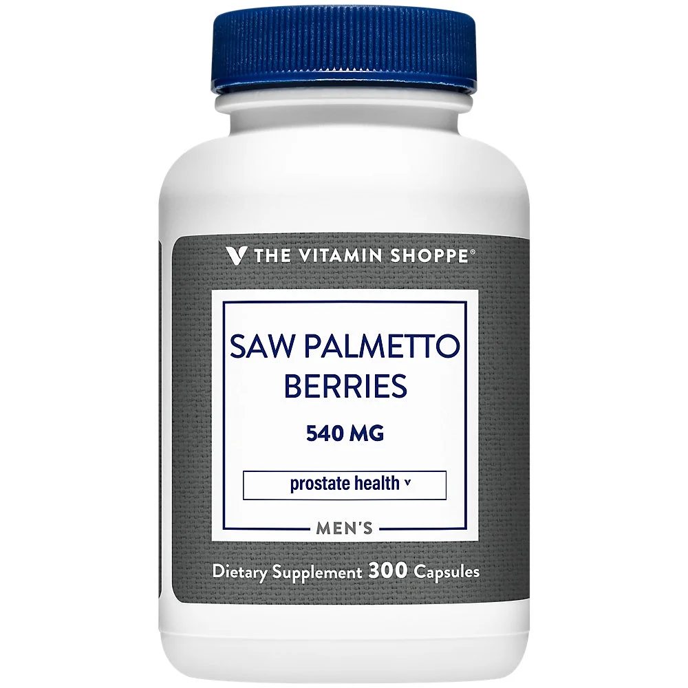 The Vitamin Shoppe Saw Palmetto Berries 540MG (300 Capsules)