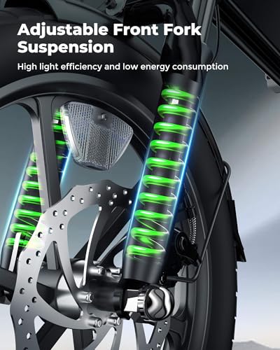 isinwheel U1 Electric Bike, 500W Motor, 20 mph, Folding Ebike, 14