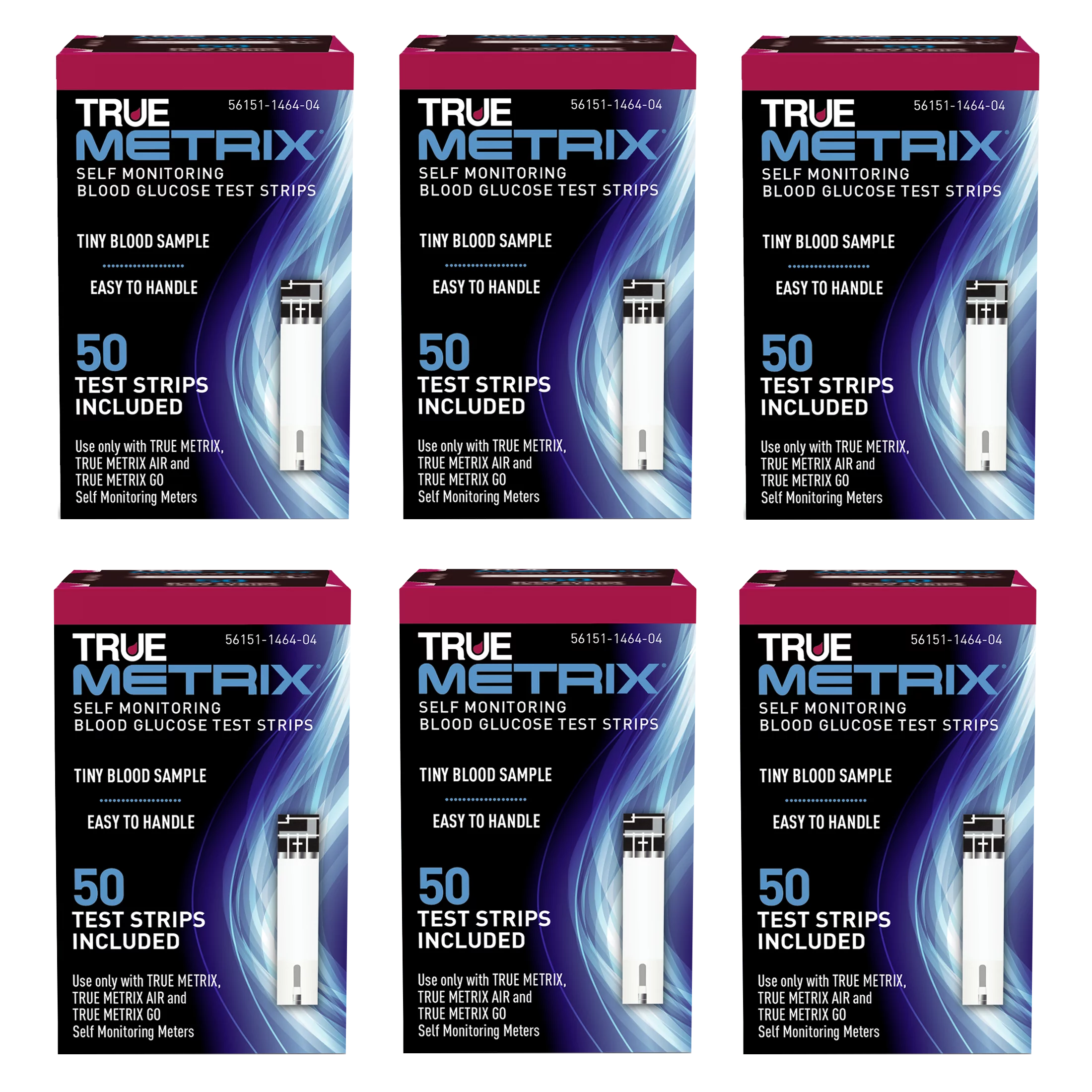 TRUE METRIX® Blood Glucose Test Strips NFRS 50ct - 6 Pack (300 Test Strips)