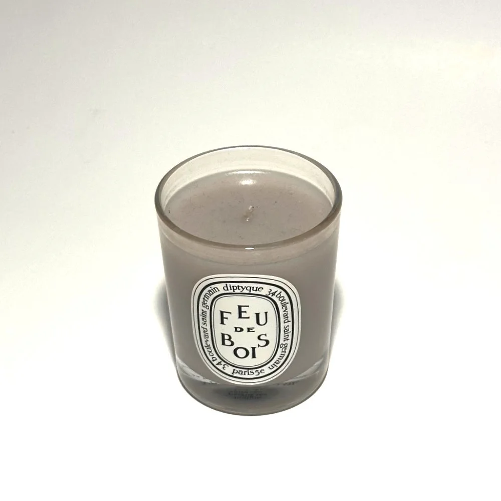 Like New - Diptyque Feu De Bois Scented Candle 2.4oz/70g *See Description*