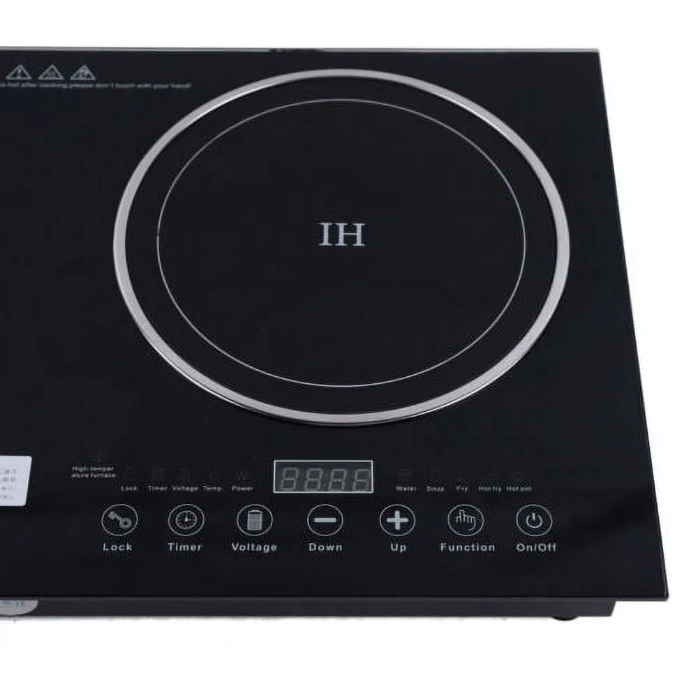 Electric Induction Ceramic 2Burner Stove Cooktop Countertop Cooker Touch Control