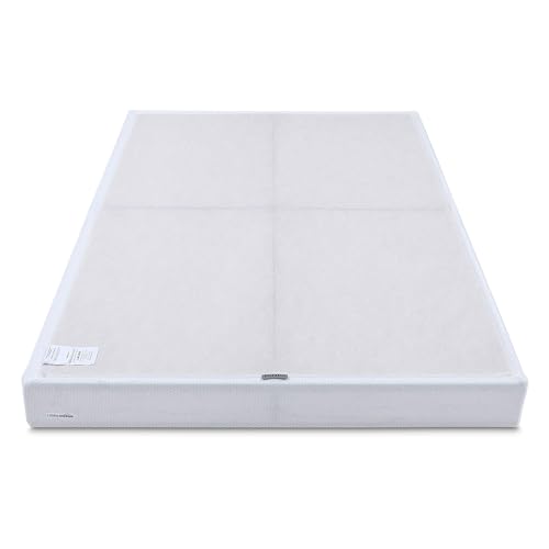 Amazon Basics Smart Box Spring Bed Base, 7-Inch Height Mattress Foundation, Tool-Free Easy Assembly, Queen, 79