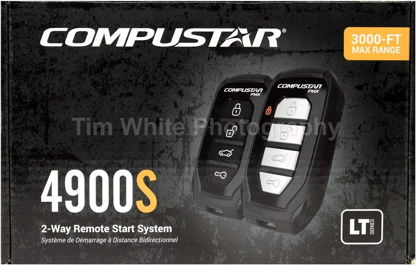 Compustar CS4900-S (4900S) 2-way Remote Start and Keyless Entry System with 3000-ft Range