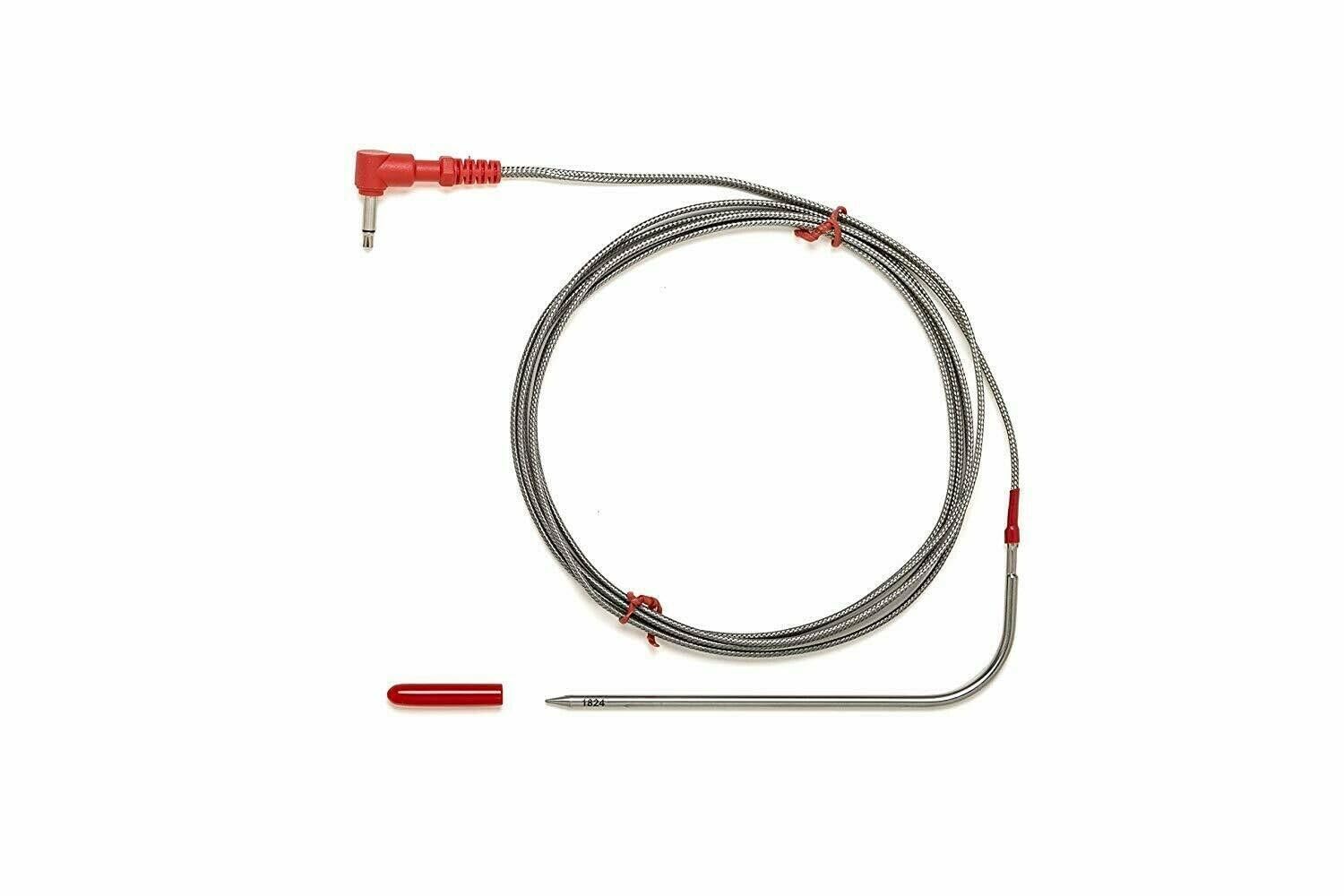 Replacement Probe for Flame Boss High-Temperature Meat Probe with 90° Plug (Red)