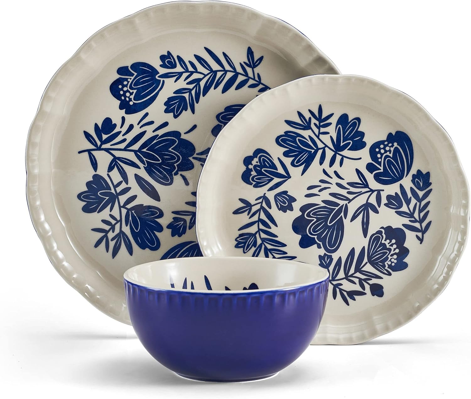 Pfaltzgraff Madison 12 Piece Dinnerware Set, Service For 4, Multicolored