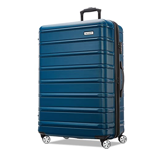 Samsonite Omni 2 Hardside Expandable Luggage with Spinner Wheels, 2-Piece Set (19/24), Lagoon Blue