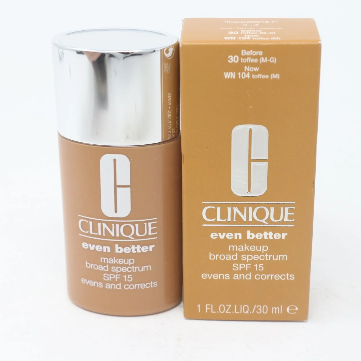 Clinique CQEVBEFO74 1.0 oz Even Better Makeup Spectrum SPF 15 Butterscotch